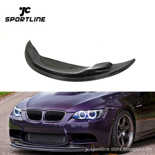 Carbon Fiber Front Bumper Lip Splitter Spoiler Aero Body Kit for BMW 3 Series E90 E92 E93 M3 2006-2013